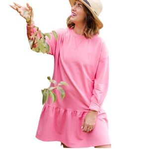 Gillian Harris X Smash + Tess Collab NWT Essential Mini Dress Ginger Pink XL